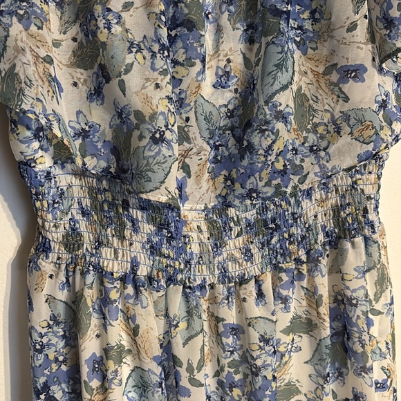 Chris McLaughlin Blue Floral Maxi Dress - Picture 2 of 5